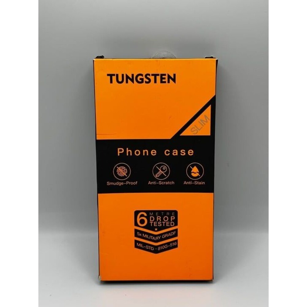Tungsten Slim iPhone 13 Pro Case (Yellow/Clear): 6M Drop Tested Military Armor
